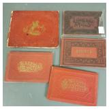 5 antique souvenir albums incl Minnesota, Cowboy