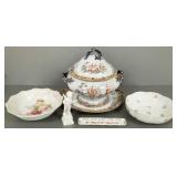 Gp porcelain incl antique ironstone tureen &