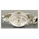 14k white gold Longines lady