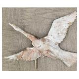 Vintage copper weathervane goose figure (as is- Vintage copper weathervane goose figure (as is-