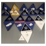 10 Swarovski Christmas ornaments: Asst dates 10 Swarovski Christmas ornaments: Asst dates