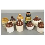 Gp mini pottery jugs, etc Gp mini pottery jugs, etc