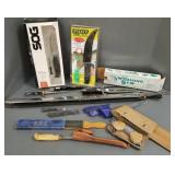 Gp Asst knives, etc incl fillet & hunting Gp Asst knives, etc incl fillet & hunting