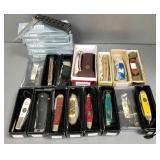 20 Asst folding knives w/ boxes 20 Asst folding knives w/ boxes