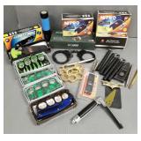 Gp Asst martial arts items incl handcuffs Gp Asst martial arts items incl handcuffs
