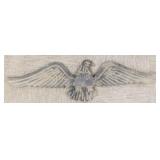 Artisan iron eagle wall plaque 14"H 49"W Artisan iron eagle wall plaque 14"H 49"W