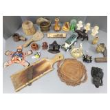 Gp wood & metalware collectibles, etc Gp wood & metalware collectibles, etc