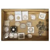 Gp Asst silver coins: .999 1 oz copies, Columbia Gp Asst silver coins: .999 1 oz copies, Columbia