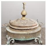 Copper & brass mid-eastern cooking vessel 24"L Copper & brass mid-eastern cooking vessel 24"L