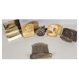 5 sets vintage bookends: Native American, 1 UofM, 5 sets vintage bookends: Native American, 1 UofM,