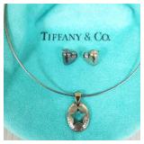 2 pcs Tiffany & Co. sterling silver jewelry: star 2 pcs Tiffany & Co. sterling silver jewelry: star