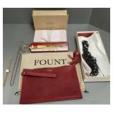 Gp jewelry & purses, etc incl Coach suede jewelry Gp jewelry & purses, etc incl Coach suede jewelry