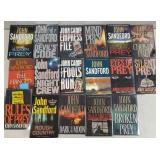 17 John Samford autographed books- 1 double 17 John Samford autographed books- 1 double