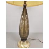 Vintage mid-century modern blown glass lamp 36"T Vintage mid-century modern blown glass lamp 36"T