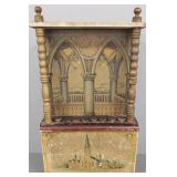 Antique Trinity Chimes wood & paper litho toy Antique Trinity Chimes wood & paper litho toy