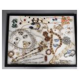Gp vintage, etc costume jewelry: filigree pcs, Gp vintage, etc costume jewelry: filigree pcs,