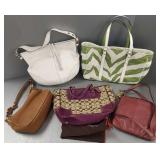5 Coach purses- 1 w/ original tag 5 Coach purses- 1 w/ original tag