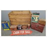 Wooden Shredded Wheat box 18"H 26"L Wooden Shredded Wheat box 18"H 26"L