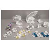 Gp. Swarovski crystal fish, etc. ocean figures Gp. Swarovski crystal fish, etc. ocean figures