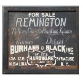 Folk art hand painted metal Hardware sign 26"H Folk art hand painted metal Hardware sign 26"H