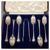 Sterling silver Wilson & Sharp 7-pc demi-tasse Sterling silver Wilson & Sharp 7-pc demi-tasse
