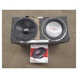 Gp speakers incl Pioneer 12"- Untested (As seen) Gp speakers incl Pioneer 12"- Untested (As seen)