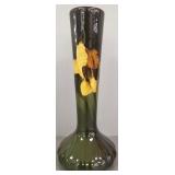 10 1/2" art pottery vase (as seen some glaze loss) 10 1/2" art pottery vase (as seen some glaze loss)