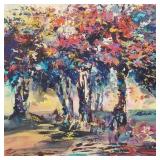 Signed Jean Schultz original painting on paper: