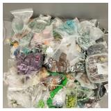 Lg Gp beads: natural stones, glass, etc