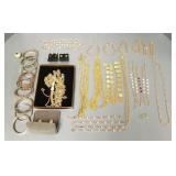 Gp gold-tone designer style fashion jewelry-