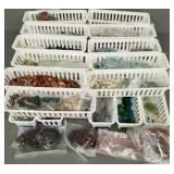 Lg Gp beads: natural stones, glass, etc