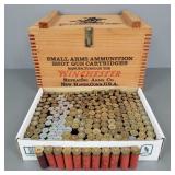 Winchester wooden ammo box 16"L & over 200