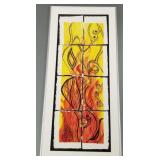 Kate Wolfe- Jenson collage work on paper: