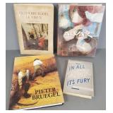 4 art, etc books: Alvar Bruegel w/ tip-ins &