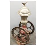 Elgin antique store coffee mill- 27"H (as is- base
