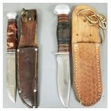 2 vintage Remington knives- 1 with Remington
