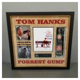 Tom Hanks Forrest Gump archive in a shadowbox