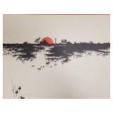 James Pollack pencil signed print: unframed-