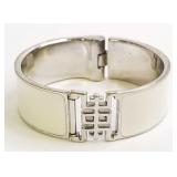 Shanghai Tang hinged bracelet 6 3/4" circum.