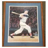 Autographed Ted Williams, Yogi Berra, Whitey Ford
