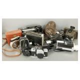 Gp vintage, etc cameras incl movie, Polaroid,