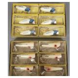 12 Fred Arbogast fishing lures- new in boxes