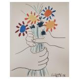 Unframed Picasso print 24"x 18"