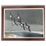 R. Schiebel 2002 signed wildlife oil on board: