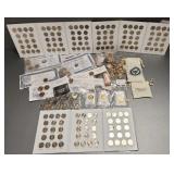 Gp U.S., etc coins: gold Presidential dollars,