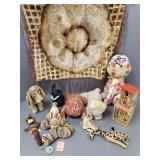 Gp vintage toys: 8 1/2"H Steiff Bassett (as seen),