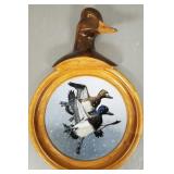 Led Kouba painted & Marv Meyer carved duck head