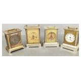 4 antique Junghans musical, etc. carriage clocks-