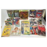 Gp comic books & 1 action figure MIB