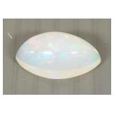 One Ethiopian cabochon opal- 7.3ct